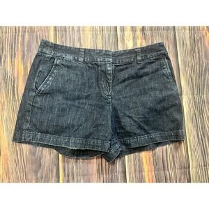 Ann Taylor Loft Women's Size 6 Original Shorts Blue Dark Denim Jean